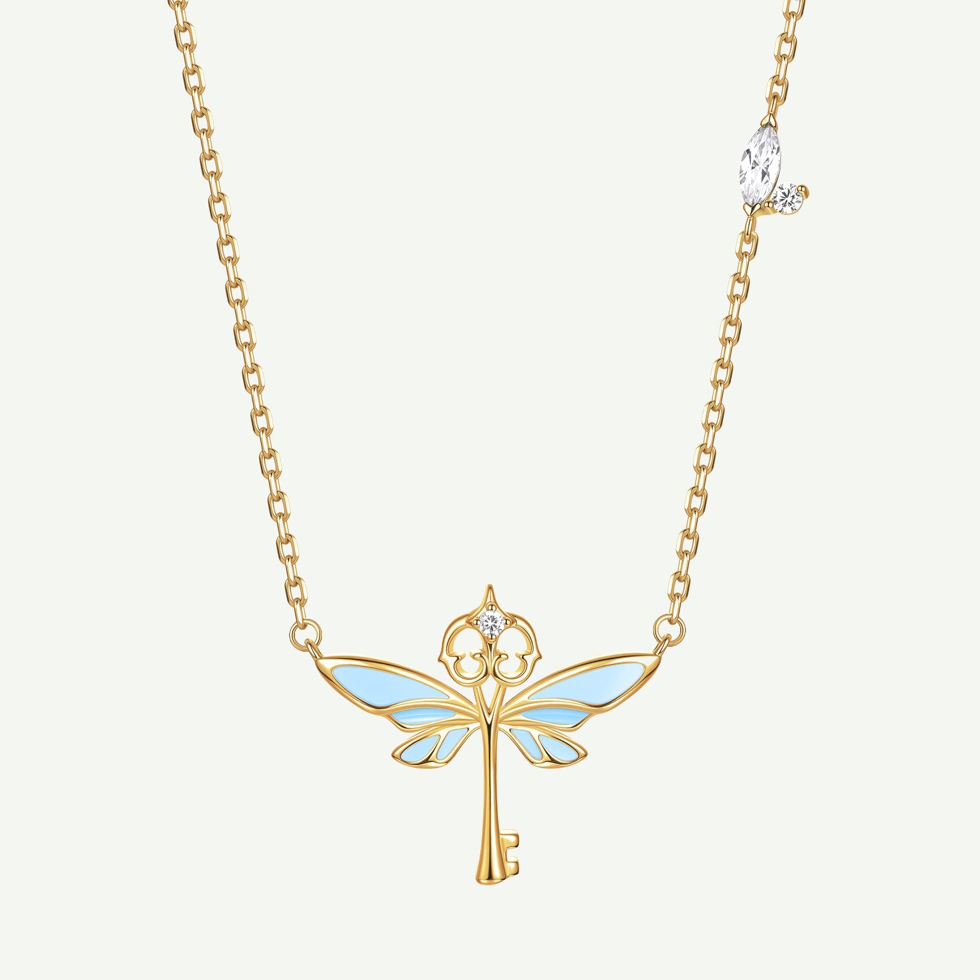What Message to Write When Gifting a Necklace with Key or Wing Motifs