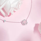 FANCIME „Rose Amour“ Halskette aus Sterlingsilber
