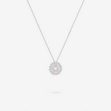 FANCI ME "Heart's Blossom" Sterling Silver Necklace Main