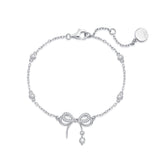 FANCIME „Dream Bow“ Schmetterlingsschleifen-Armband aus Sterlingsilber