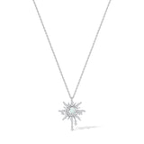 FANCIME „Soluna Nexus“ Opal-Geburtsstein-Halskette aus Sterlingsilber für Oktober