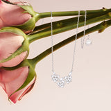 "Blooming Rose" Collier en argent sterling