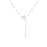 "Mélodie Étoilée" Collier Pendentif Étoile en Argent Sterling