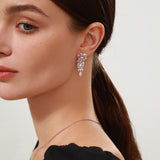Ohrhänger „Blühende Rose“ aus Sterlingsilber