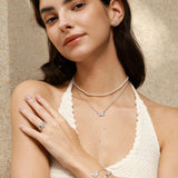 FANCIME „Starlight Butterfly“ Ohrringe aus leuchtendem Emaille und Sterlingsilber
