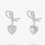 "It Is A Crush" Sterling Silver Drop Earrings