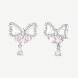FANCIME「パールキス」バタフライボウスターリングシルバーイヤリング