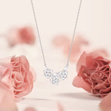 "Blooming Rose" Collier en argent sterling