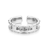 Harry Potter x FANCIME Slytherin Haus Sterling Silber Ring
