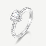 Balance Essential Silver Ring in White CZ