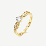 Harry Potter x FANCIME Goldener Schnatz Silberring