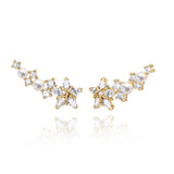 FANCIME "Vega Whisper" Twinkling Star Alpha Lyrae Sterling Silber Ohrstecker 