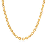 FANCIME „Sunlit Grace“ Klassische florale Gliederkette aus Sterlingsilber