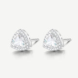 Balance Essential Silver Earrings in White CZ
