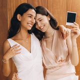Balance Essential Silver Earrings in Created Amethyst