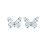 FANCIME „Starlight Butterfly“ Ohrringe aus leuchtendem Emaille und Sterlingsilber