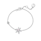 Bracelet élégant en argent sterling "Maple Majesty"