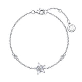 FANCIME "Ms Vega" Funkelnder Stern Alpha Lyrae Sterling Silber Armband