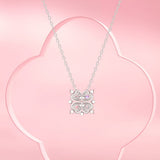 FANCIME „Clover Blossom“ Halskette aus Sterlingsilber