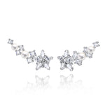 FANCIME "Vega Whisper" Twinkling Star Alpha Lyrae Sterling Silber Ohrstecker 