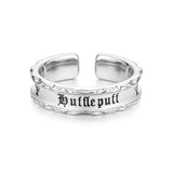Harry Potter x FANCIME Hufflepuff Haus Sterling Silber Ring