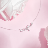FANCI ME "La Rose" Sterling Silver Necklace Show