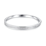 FANCIME "Ecliptic" Sterling Silver Cuff Bangle Bracelet