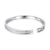 FANCIME "Ecliptic" Sterling Silver Cuff Bangle Bracelet