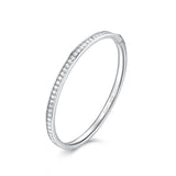 FANCIME "Ecliptic" Sterling Silver Cuff Bangle Bracelet