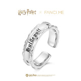 Harry Potter x FANCIME Hufflepuff Haus Sterling Silber Ring