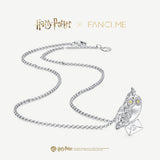 Collier en argent sterling Hedwig x Harry Potter FANCIME