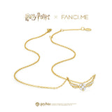 Harry Potter x FANCIME Golden Snitch Sterling Silver Necklace