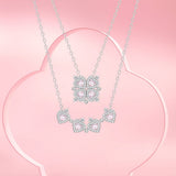 FANCIME „Clover Blossom“ Halskette aus Sterlingsilber