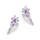 „Wisteria Whisper“ Ohrringe aus rosa Turmalin und Silber