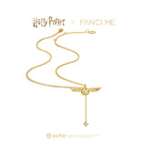 Harry Potter x FANCIME 金色飛賊純銀項鍊