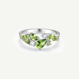 „Wisteria Whisper“ Peridot-Silberring