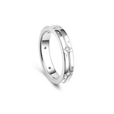 FANCIME „Sternenmelodie“ Partnerringe aus Sterlingsilber mit Sternenmotiv 