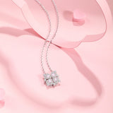 FANCIME „Clover Blossom“ Halskette aus Sterlingsilber
