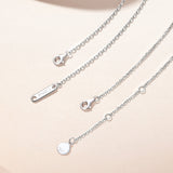 FANCIME „Promise Hearts“ Partner-Halskette aus Sterlingsilber für Paare