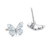 FANCIME „Starlight Butterfly“ Ohrringe aus leuchtendem Emaille und Sterlingsilber
