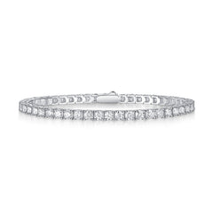 FANCIME „The One“ Moissanit-Tennisarmband aus Sterlingsilber 