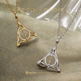 Harry Potter x FANCIME Deathly Hallows Unisex Silver Necklace
