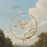 Collier en argent sterling Golden Snitch x Harry Potter FANCIME
