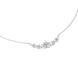 FANCIME „Vega Whisper“ Twinkling Star Alpha Lyrae Sterling Silber Halskette 