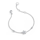 FANCIME "Ms Vega" Funkelnder Stern Alpha Lyrae Sterling Silber Armband