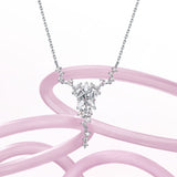 FANCIME "Vega Serenade" Twinkling Star Alpha Lyrae Sterling Silber Halskette 