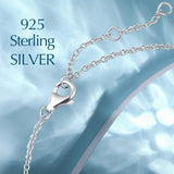 "Unendliche Umarmung" Geburtsstein Juni Mondstein Unendlichkeitszeichen Sterling Silber Anhänger Halskette - Silber