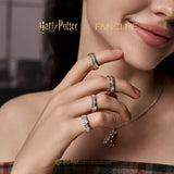 Harry Potter x FANCIME Hufflepuff Haus Silberring
