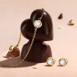 Tiny Delight Dainty Silver Earrings