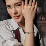 Harry Potter x FANCIME Leder-Silber-Armband